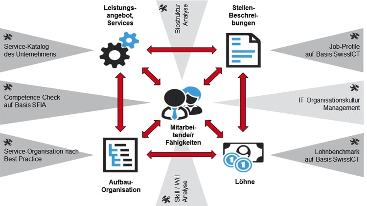 IT-Organisationsentwicklung-Modell